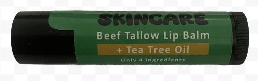 Beef Tallow Lip Balm - Tea Tree Oil Box